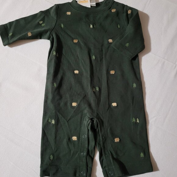 Gymboree Vintage 2005 In The Forest NWT 3-6 month embroidered Romper. Mixed Bin - Picture 1 of 3